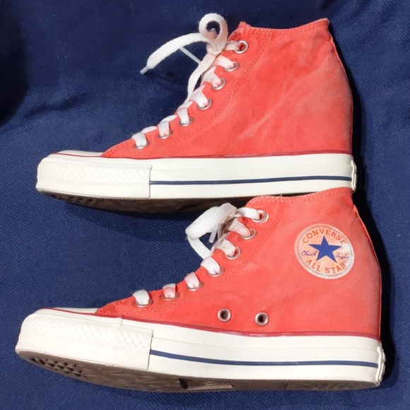 Converse Chuck Taylor Hidden Wedge Platform Shoes - Picture 7 of 12